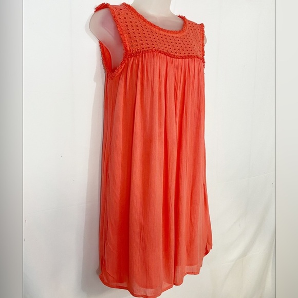 Tommy Bahama | Eyelet And Fringe Detail Dress - Vacation - Beachy - Boho - Picture 5 of 13